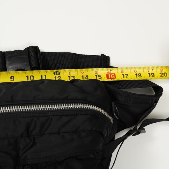 Head Porter Yoshida Tanker Shoulder belt Body Bag funnypack Black Large Rare - Picture 14 of 15